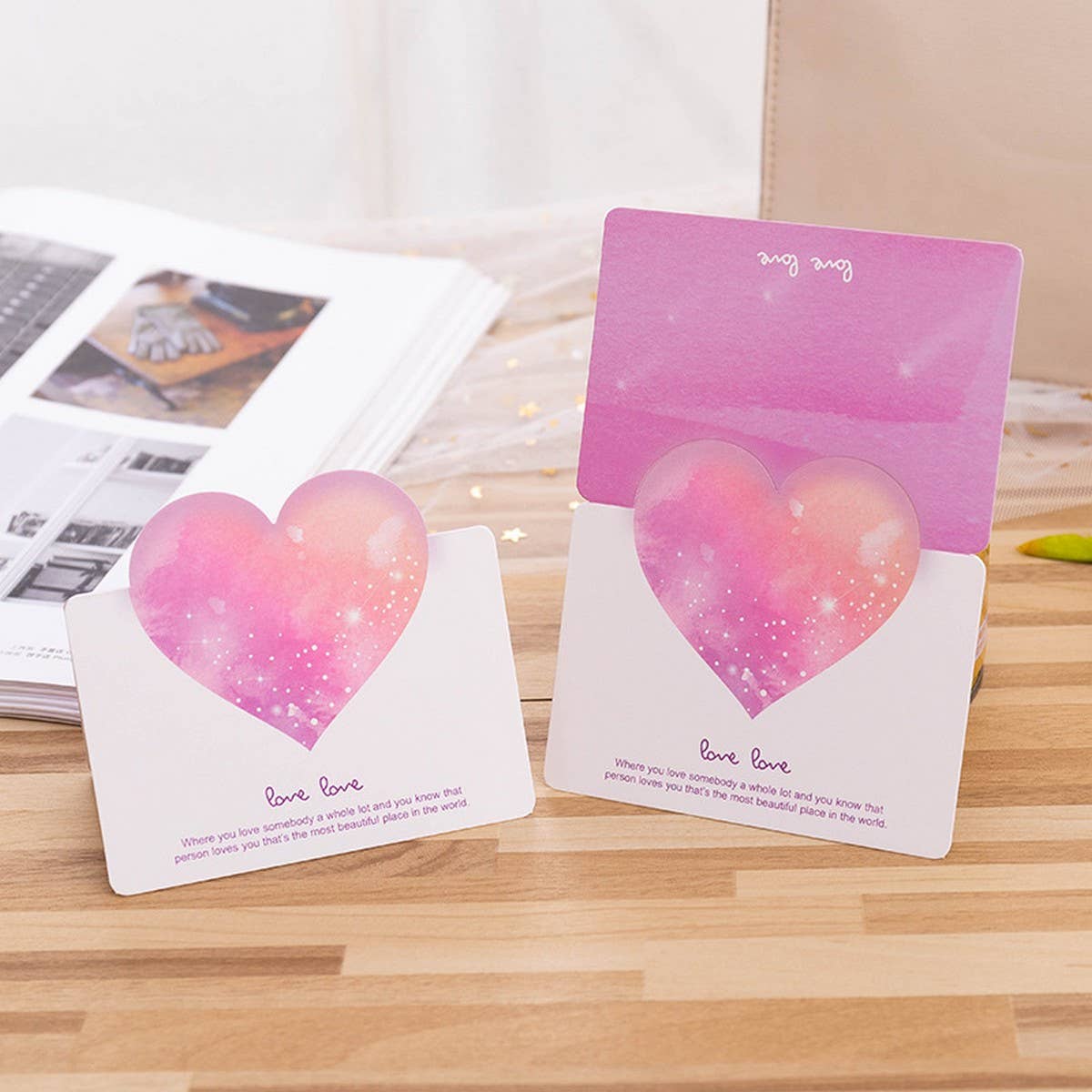 INS STYLE THREE-DIMENSIONAL LOVE GREETING CARD