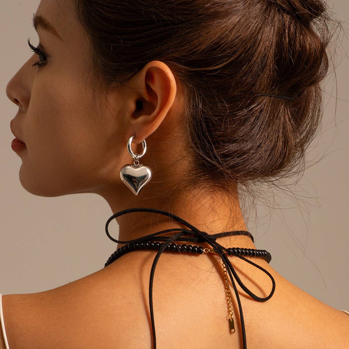 HEART PENDANT HIGH-END TEMPERAMENT EARRINGS