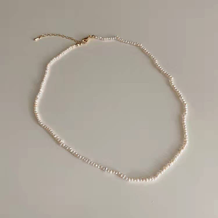 French retro freshwater pearl series necklace