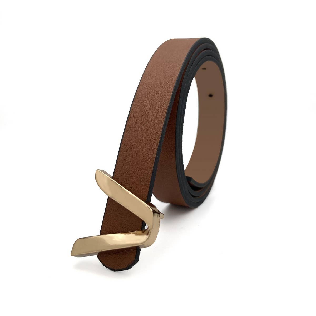 HOT SALE WOMEN'S THIN BELT V-BUCKLE THIN BELT_CWABE0703