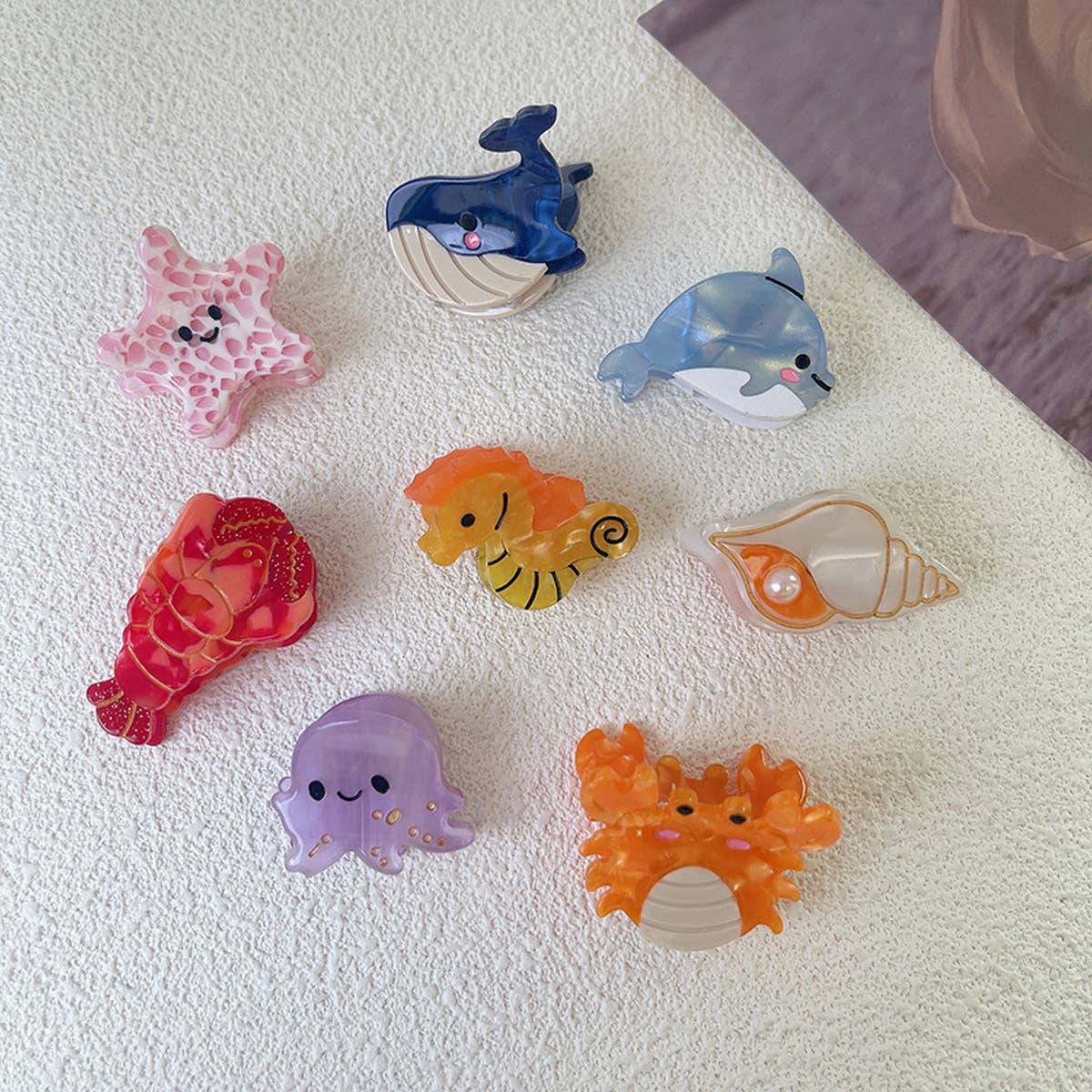 Mini Ocean Animal Hair Claw - Cute Acetate Clip_CWAHA1325