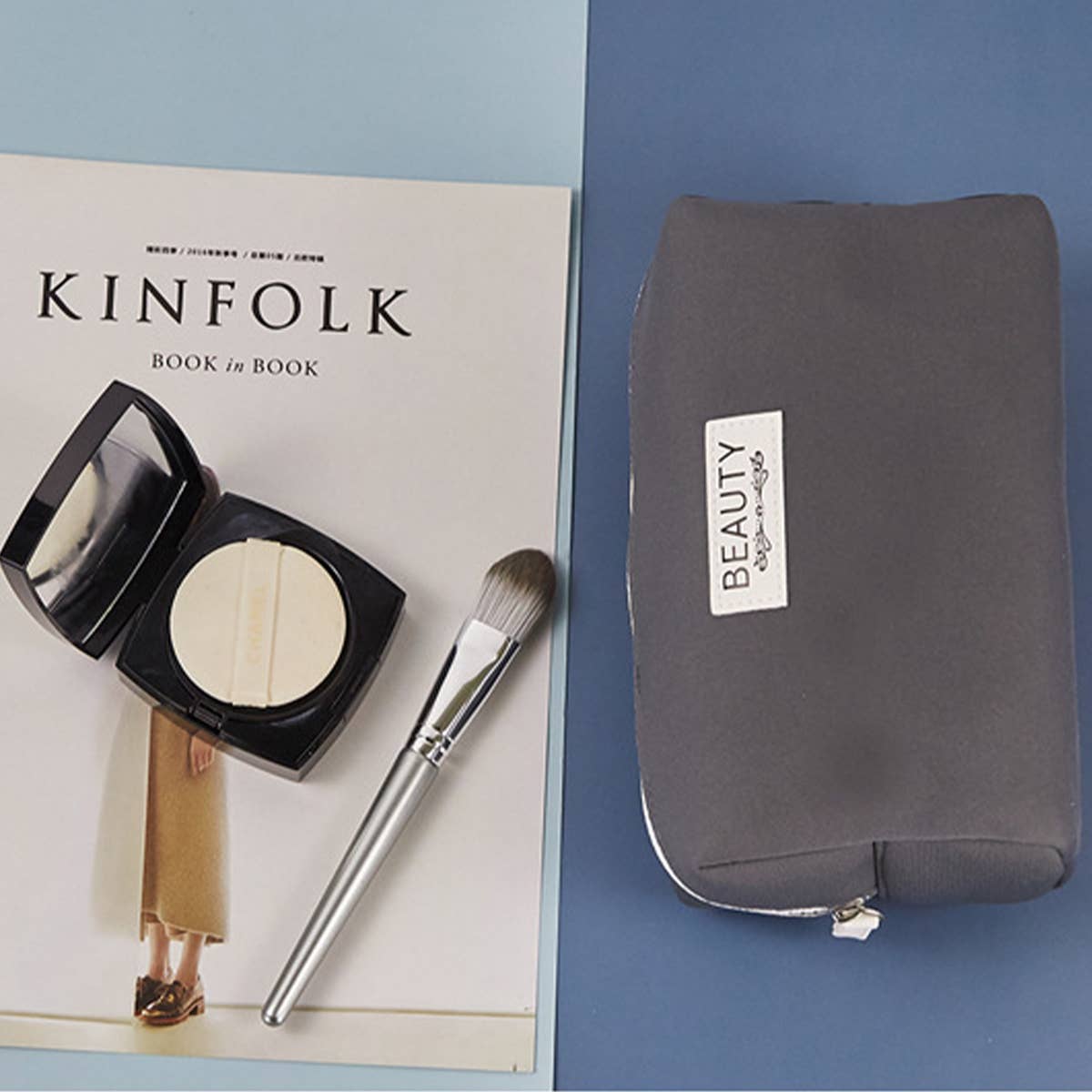 LARGE CAPACITY STORAGE BAG ZIPPER MAKEUP BAG_CWAB1443