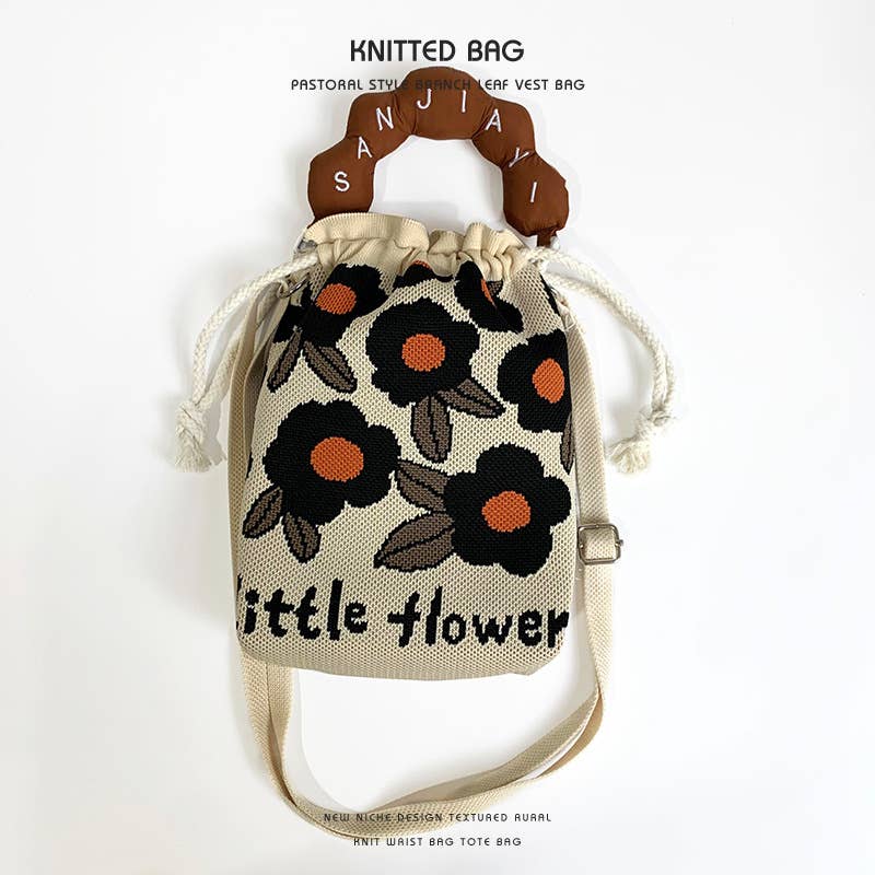 Convenient to carry with you woven lucky bag