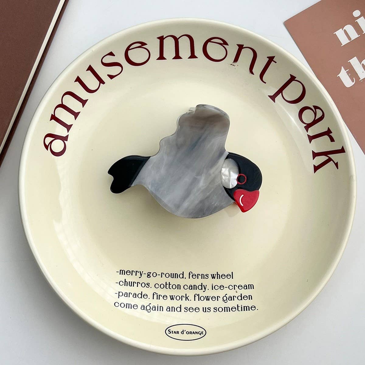 Peace Dove Acetate Hair Claw Clip ??Versatile_CWAHA5959