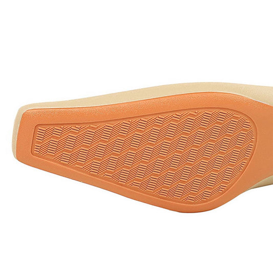 WOMEN SOLID COLOR SHALLOW POINTED TOE HIGH HEELS