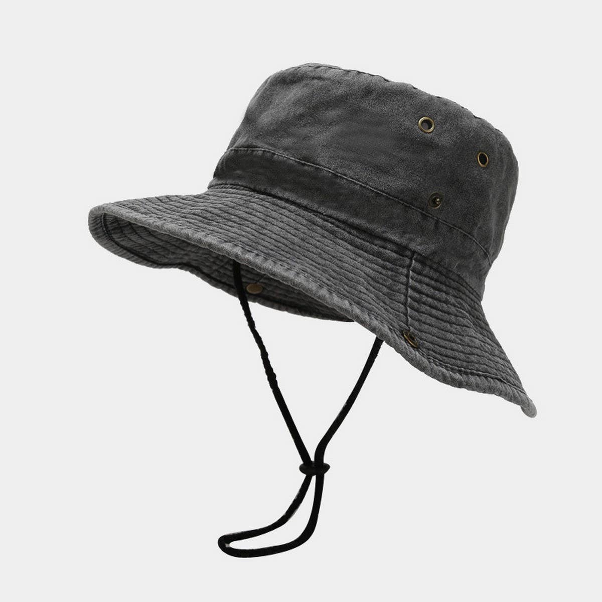 Foldable UV Protection Fishing Hat ? Denim Style_CWAH3833