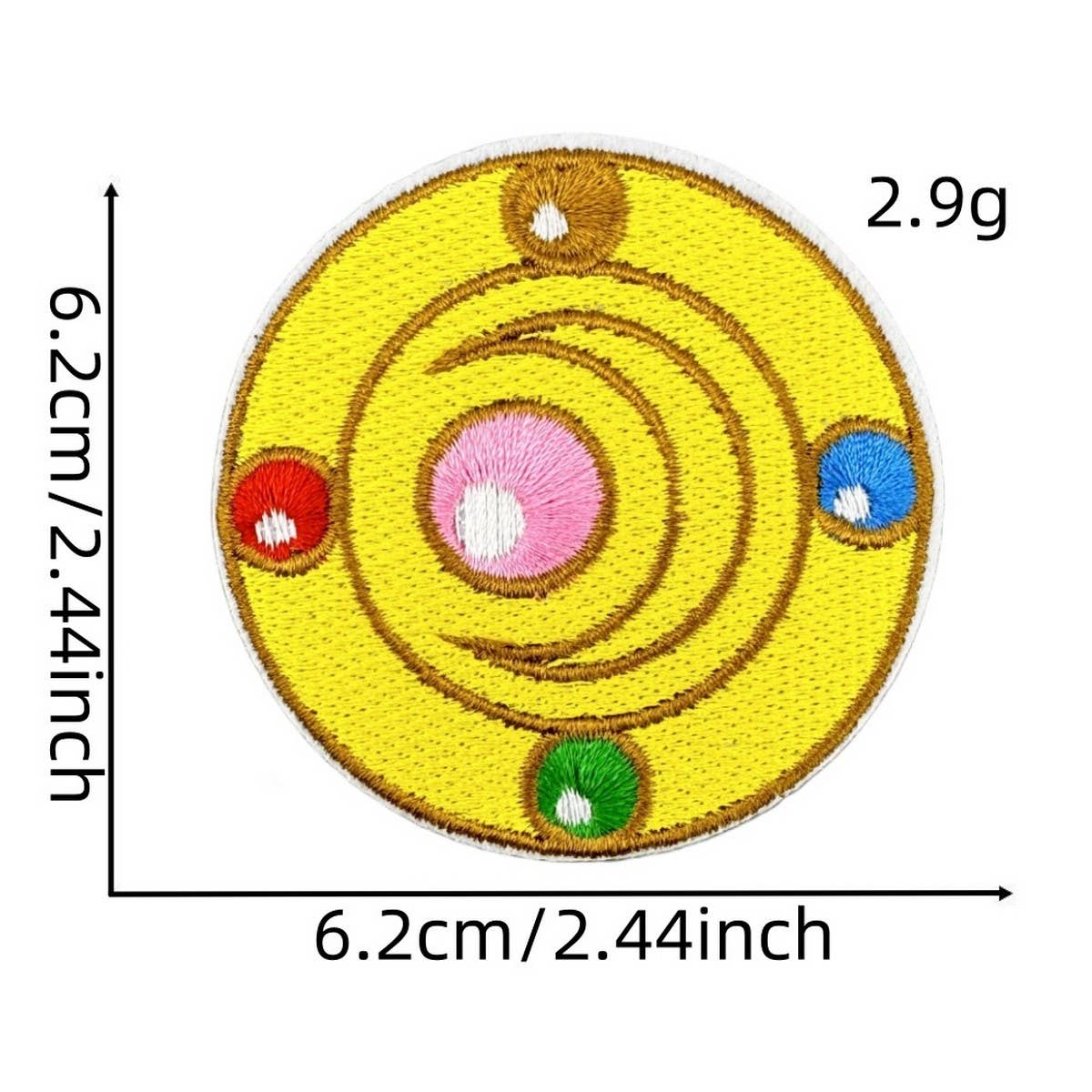 GIRL CARTOON MAGIC WARRIOR EMBROIDERED PATCH