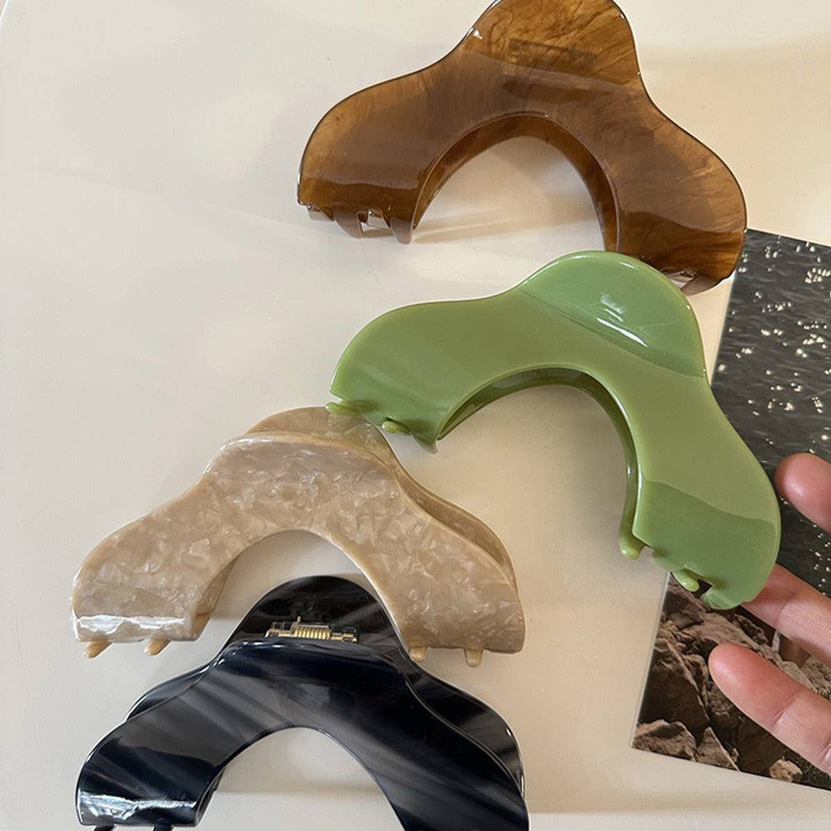 SMALL ARCHED SEMICIRCLE SIMPLE HAIRPIN_CWAHA2373