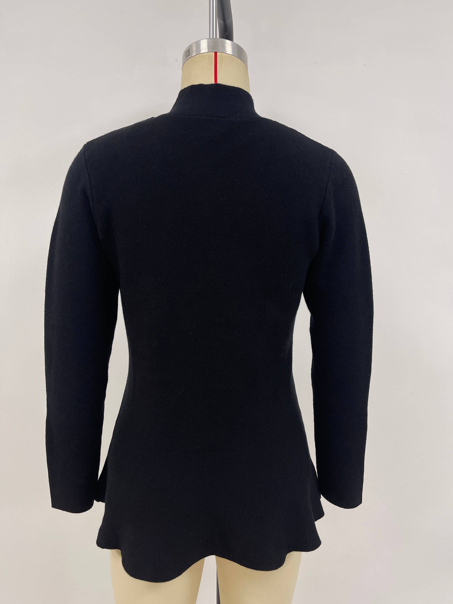 Fashion solid color high neck sweater