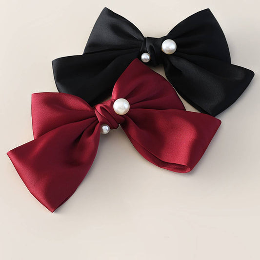 LARGE BOW PEARL LUXURY HAIRPIN_CWAHA1803