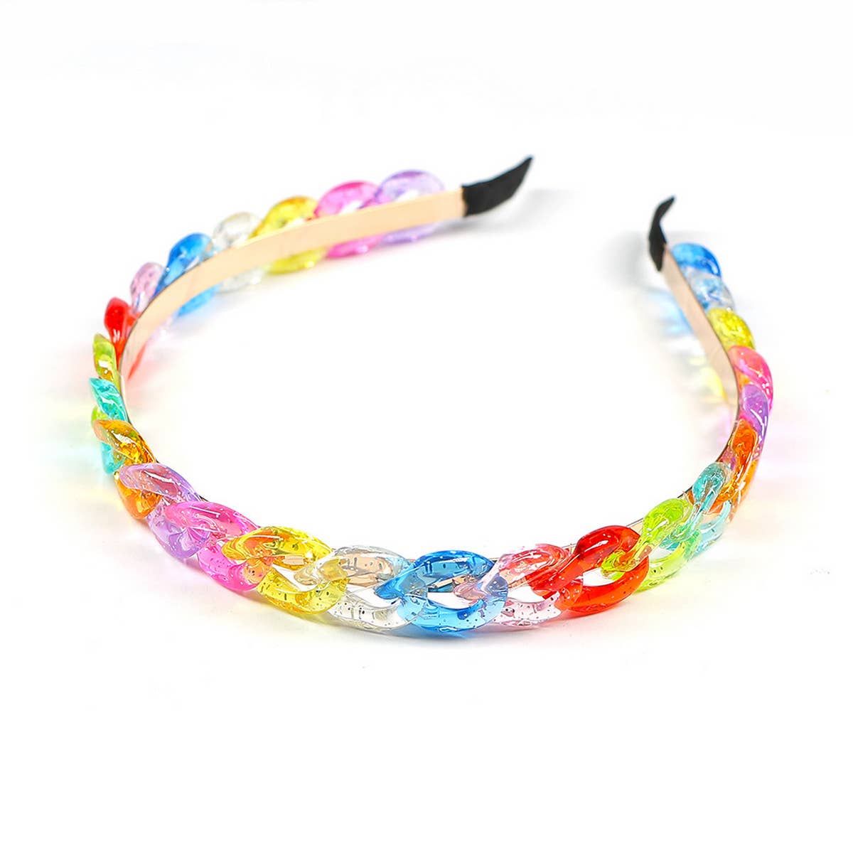 NEW COLOR MIXED COLOR CHAIN HEADBAND_CWAHA0975