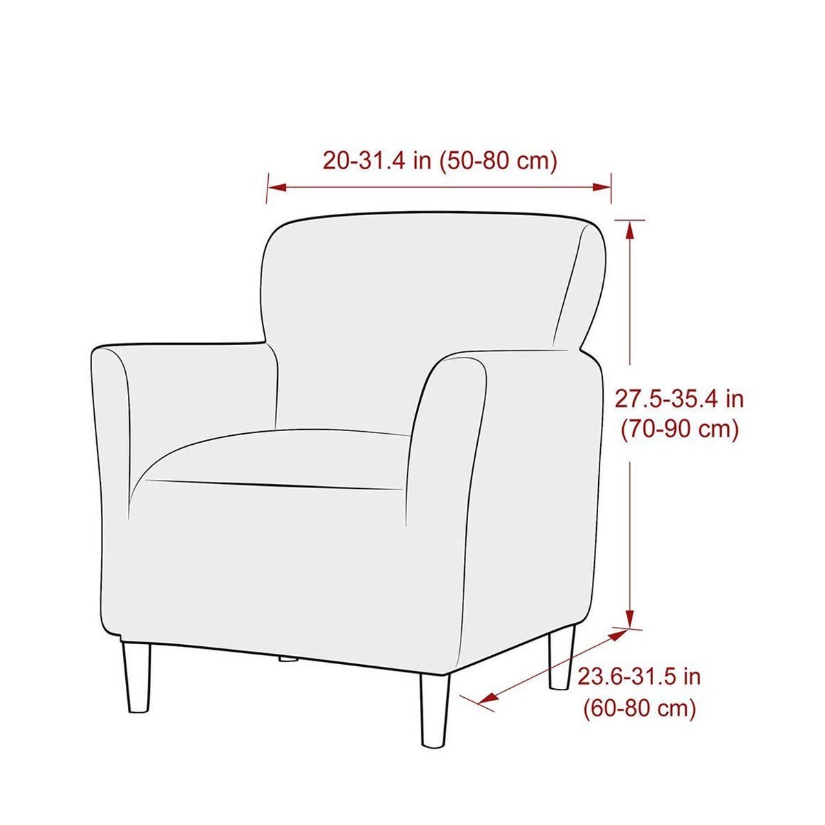 Waterproof Sofa Cover, Universal Fit, 1-Seater