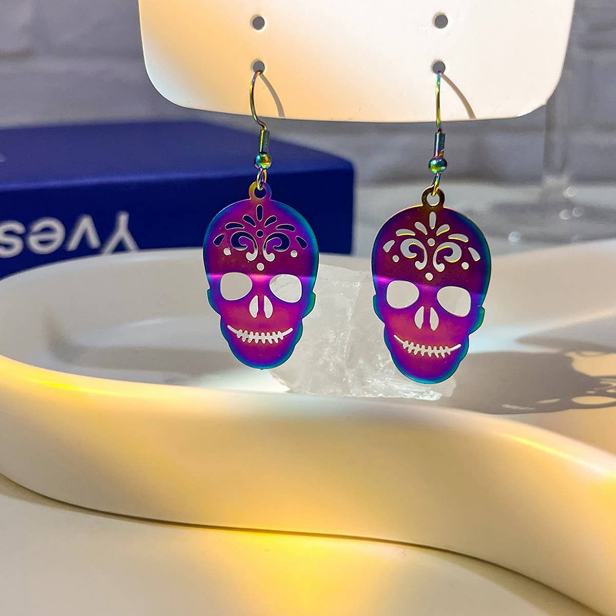 HALLOWEEN TRENDY COLORFUL GRADIENT EARRINGS