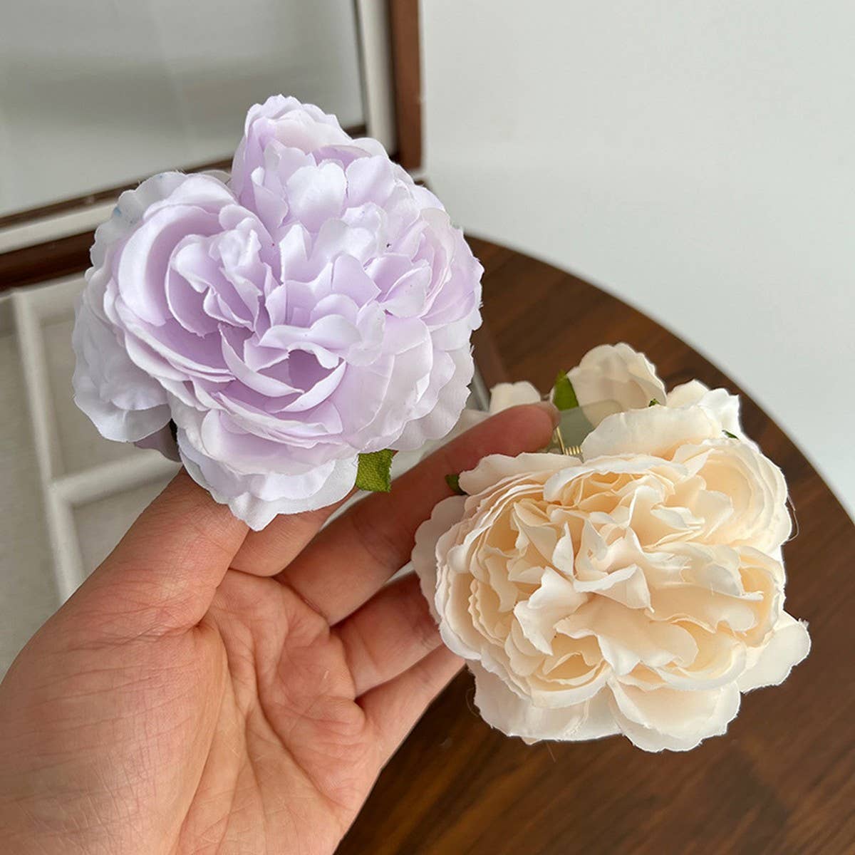 FRENCH ROSE CLIP STYLE HALF-TIED HAIR HAIRPINS_CWAHA1172