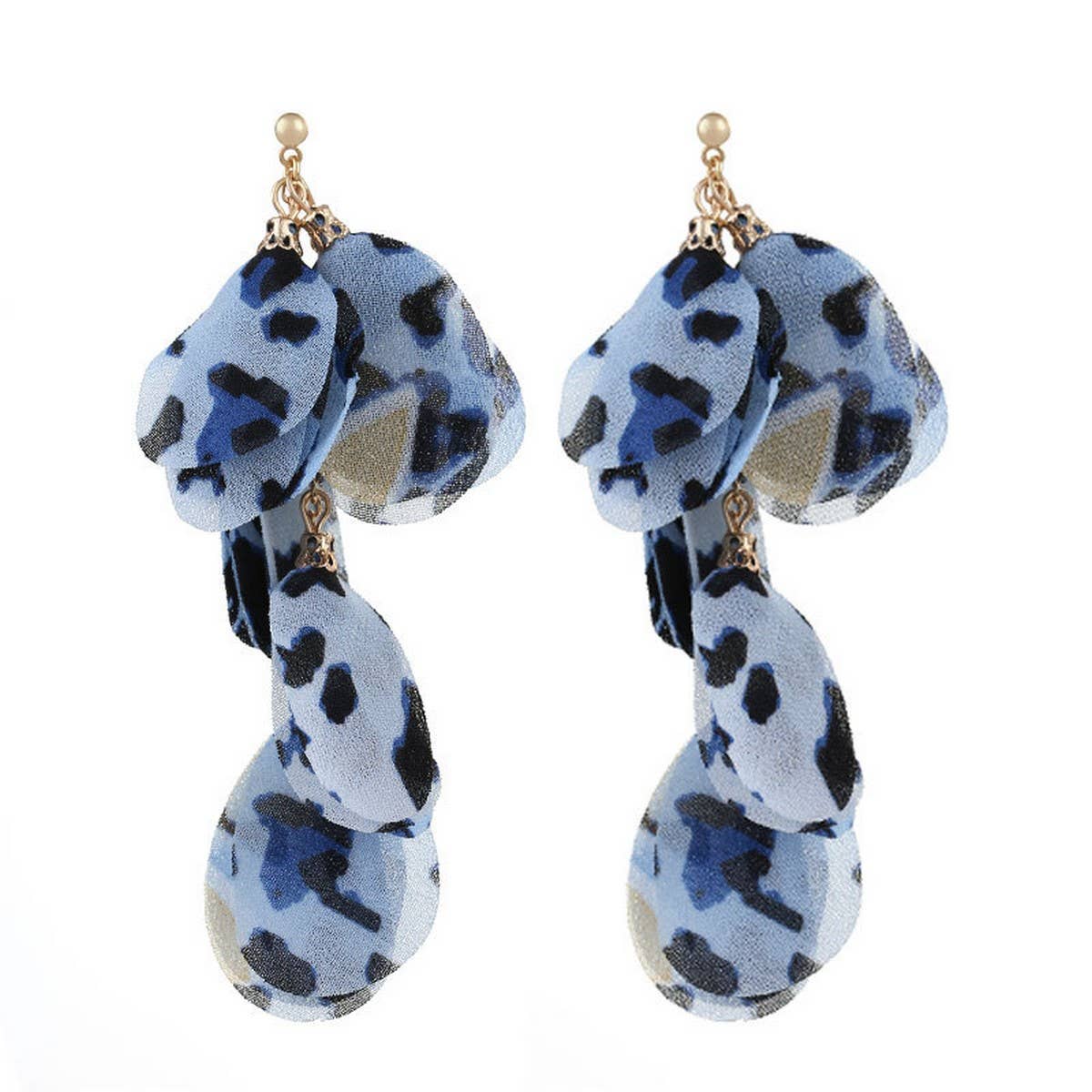 Handmade Leopard Tassel Earrings ? Bold Long Drops