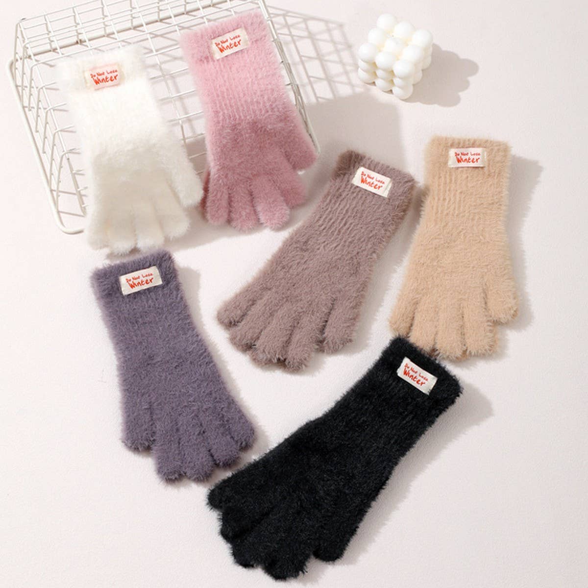 CWAG00587_KOREAN STYLE WINTER  FINGERLESS TOUCHSCREEN GLOVES