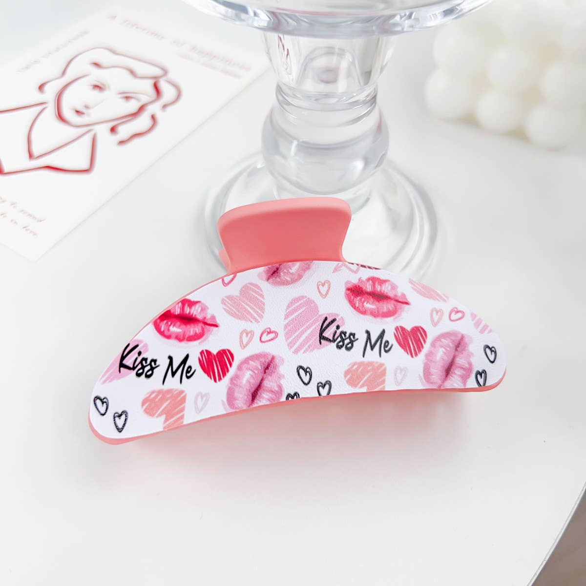 Romantic love plastic hairpins Valentine's Day