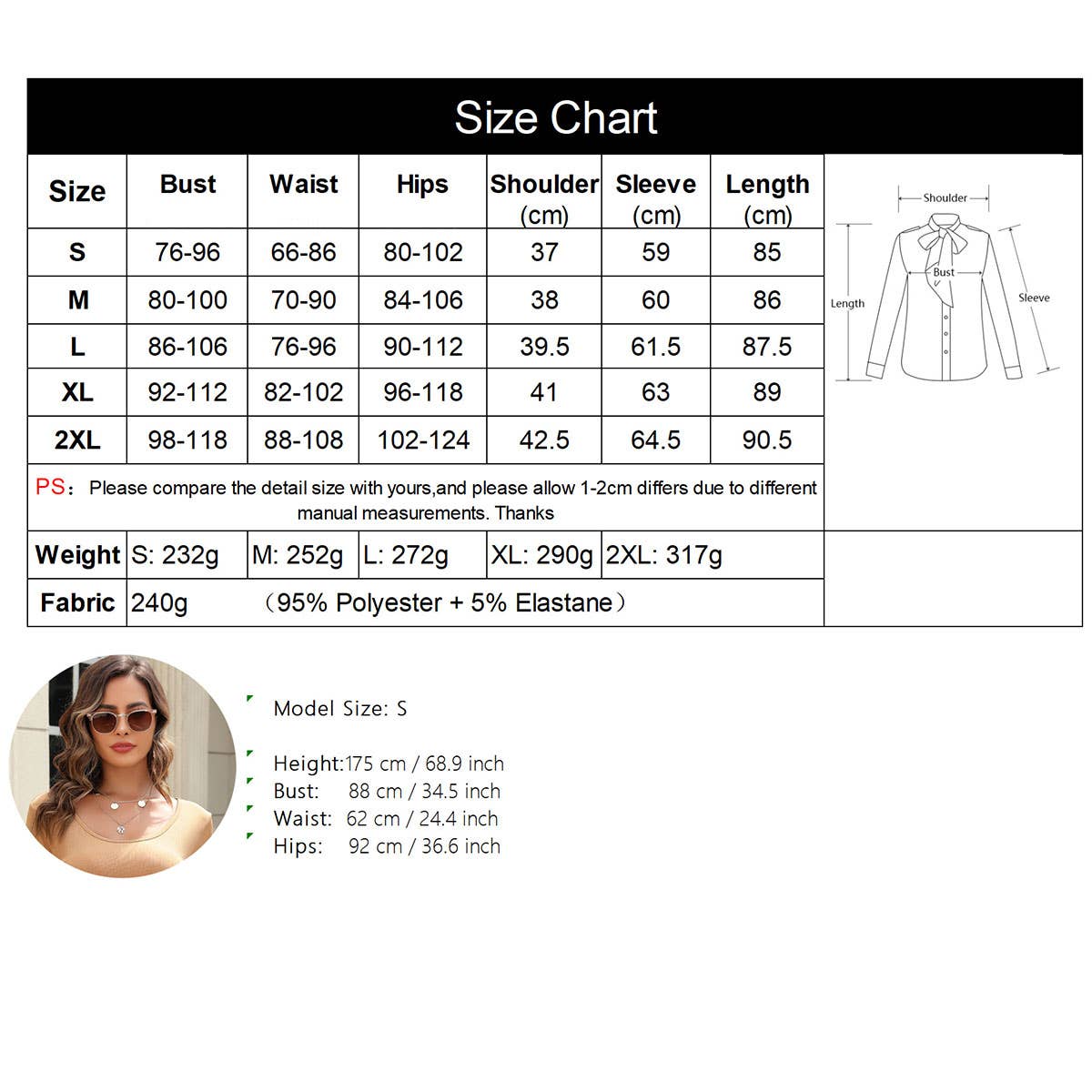 Long sleeve skirt with U-neck and bottom dress