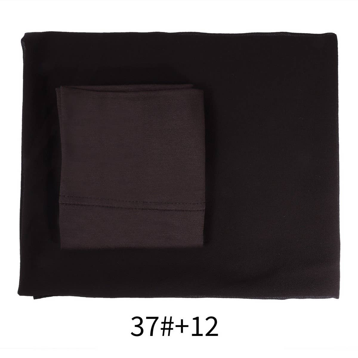 TWO-PIECE CHIFFON SHAWL AND HEADSCARF