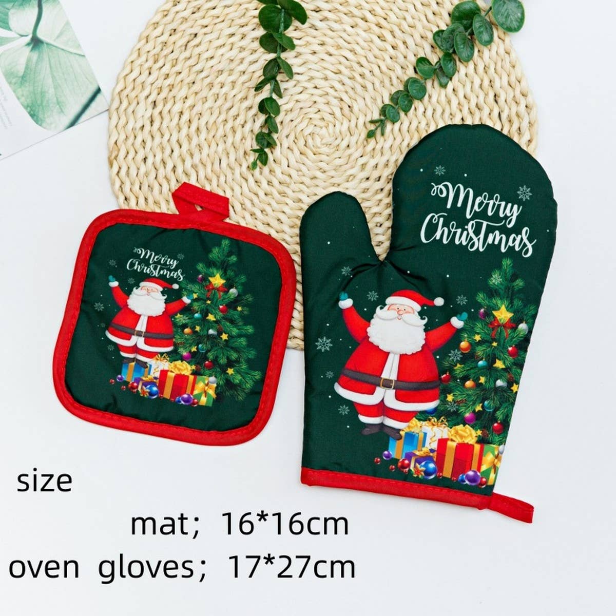 CHRISTMAS SERIES BAKING ANTI-SCALDING GLOVES