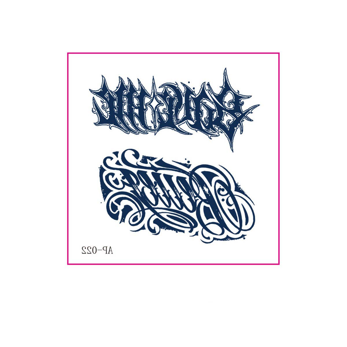 Premium Herbal Juice Tattoo Stickers Waterproof_CWMM8354