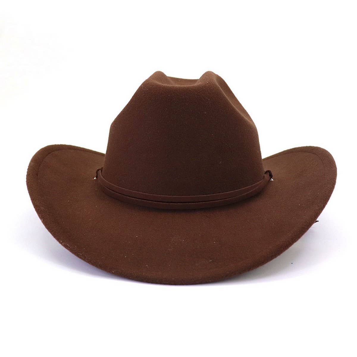 Ethnic Style Felt Western Cowboy Hat for Couples_CWAH2112