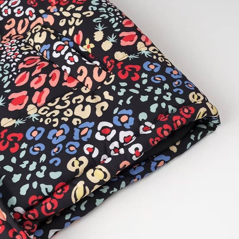 FASHION FLORAL KNITTED OLD MONEY COTTON COAT