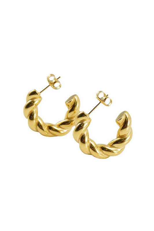 18K GOLD PLATED STAINLESS STEEL EARRINGS_CWAJE0374