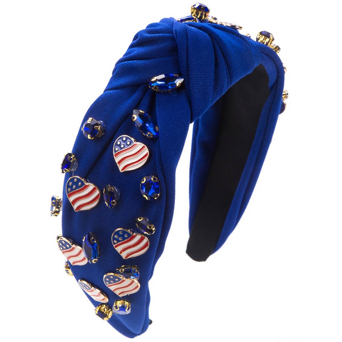 4TH OF JULY NEW LOVE FLAG PERSONALIZED HEADBAND_CWAHA1259