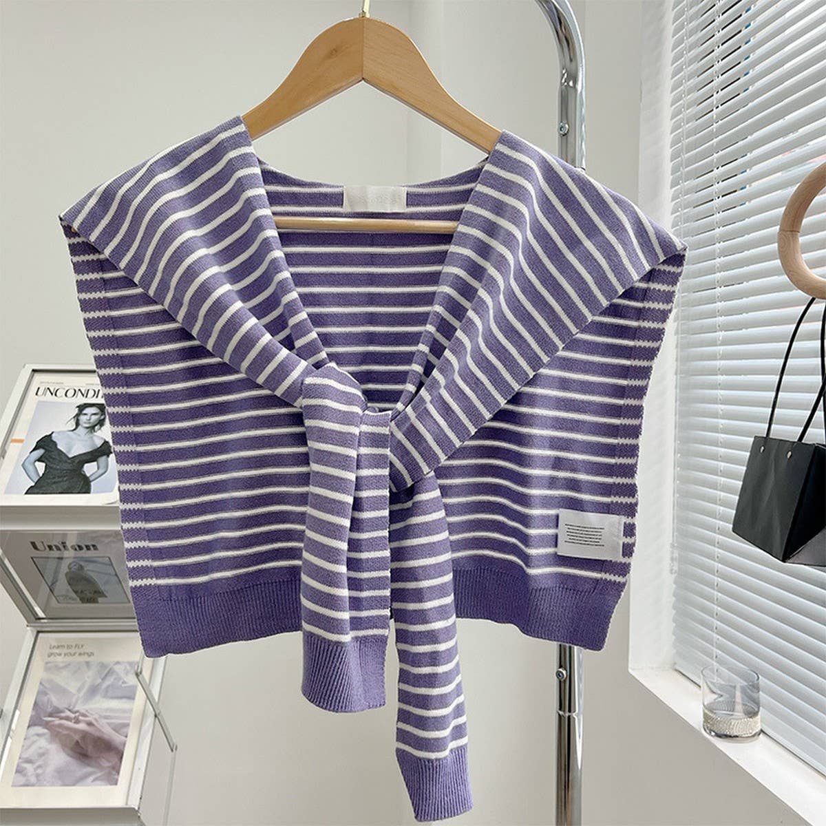 CWASC03118_KOREAN STYLE KNIT SHAWL SCARF FOR WOMEN