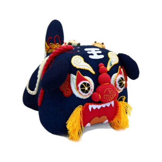 Handmade Embroidered Tiger Plush Doll Cute Toy