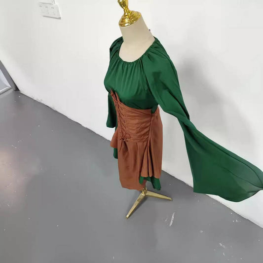 HALLOWEEN WOMEN PIRATE SHIRT COSTUME