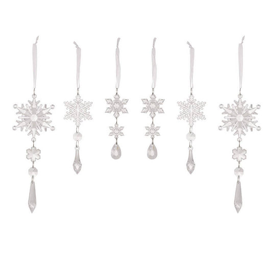 CWMM10172_ACRYLIC SNOWFLAKE ORNAMENTS FOR CHRISTMAS TREE