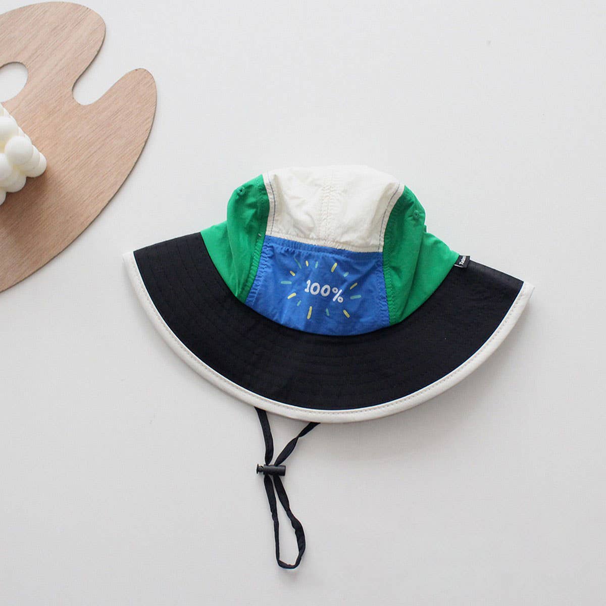 CHILDREN'S FASHION CONTRAST COLOR BUCKET HAT_CWAH2877