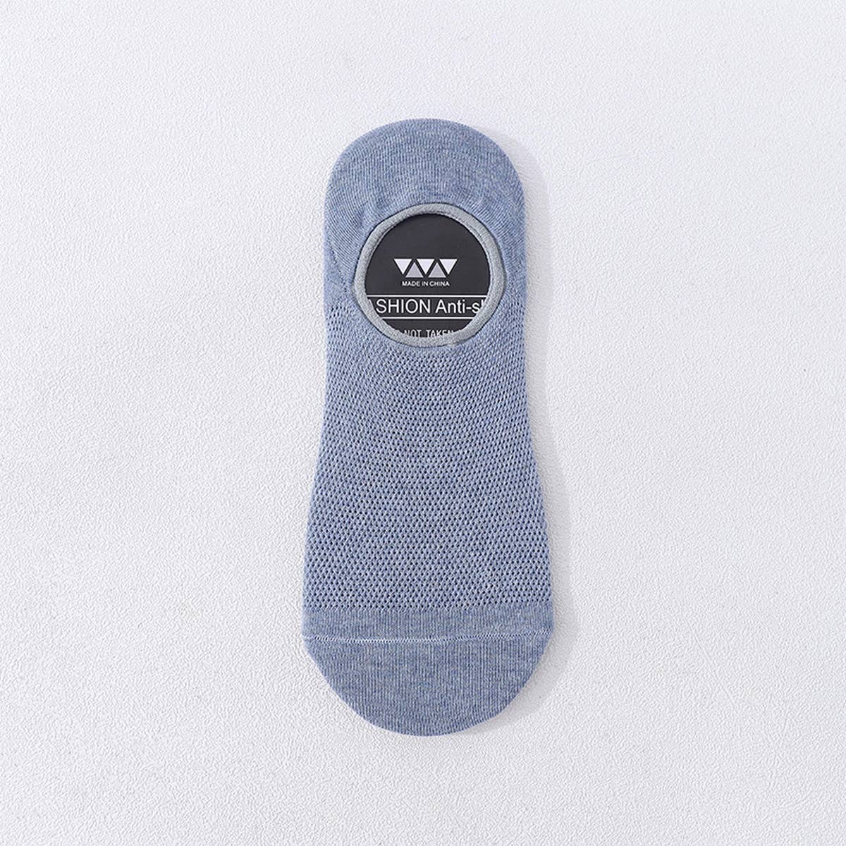 CASUAL SOLID COLOR HOLLOW SOCKS_CWMS0437