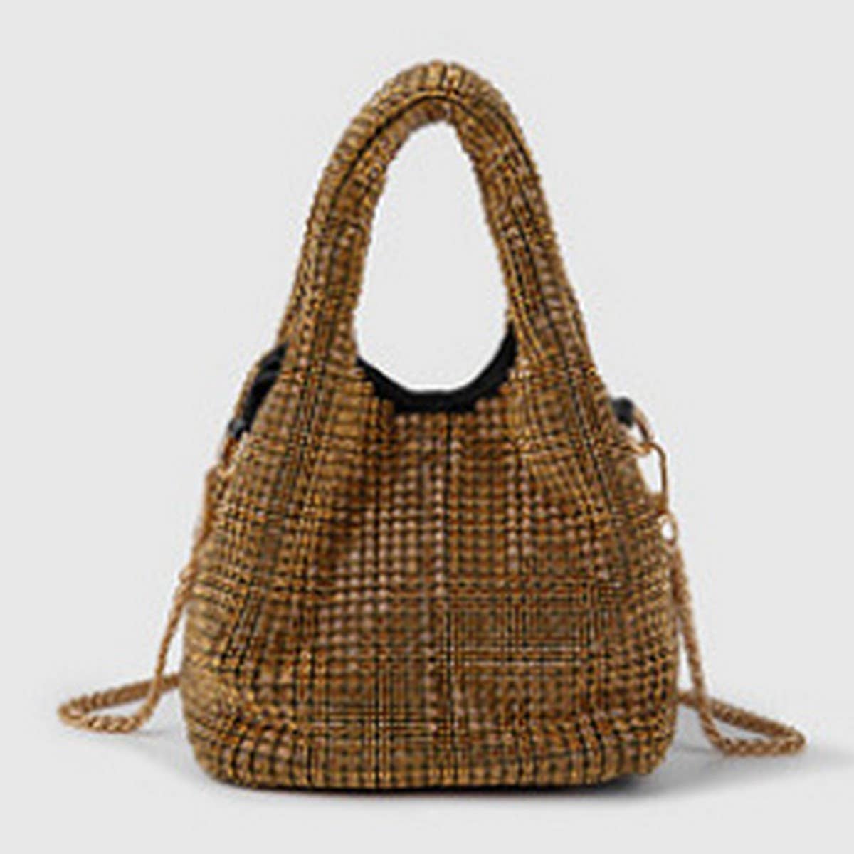 PORTABLE BUCKET BAG ELEGANT RHINESTONE EVENING BAG_CWAB3586
