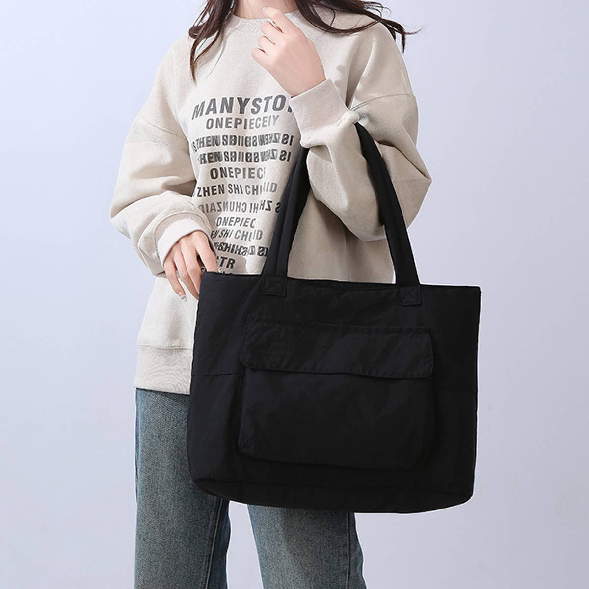 NEW RETRO CASUAL TRAVEL TOTE BAG_CWAB1760