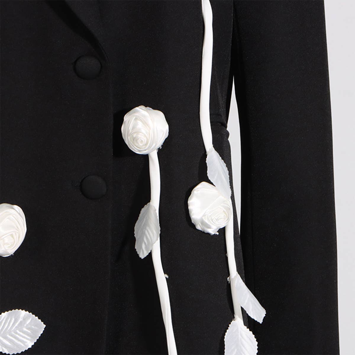 Elegant Flower Blazer ? Spring Slim Fit Style