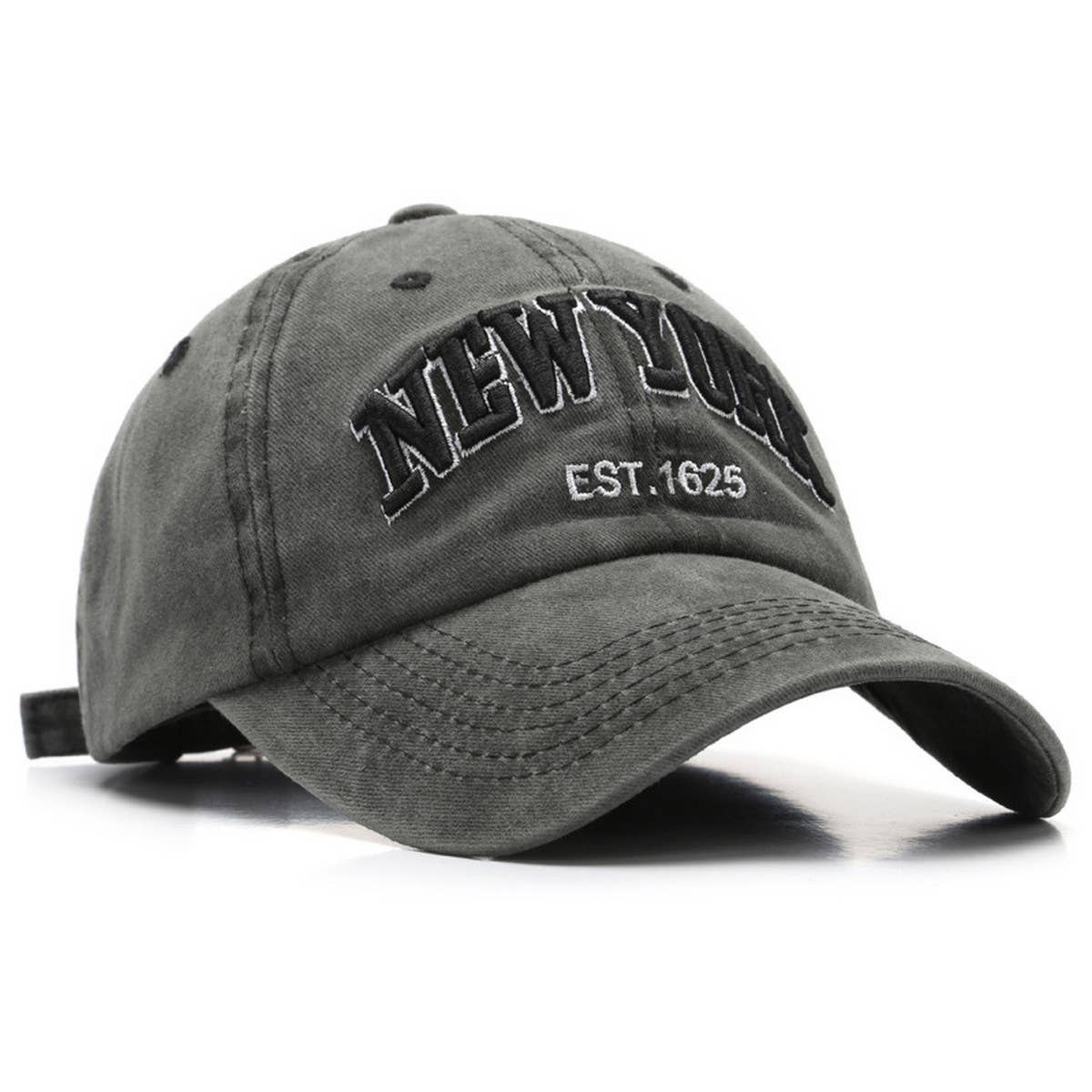 CWAH3229_NEWYORK COWBOY BASEBALL HAT WITH LETTERS