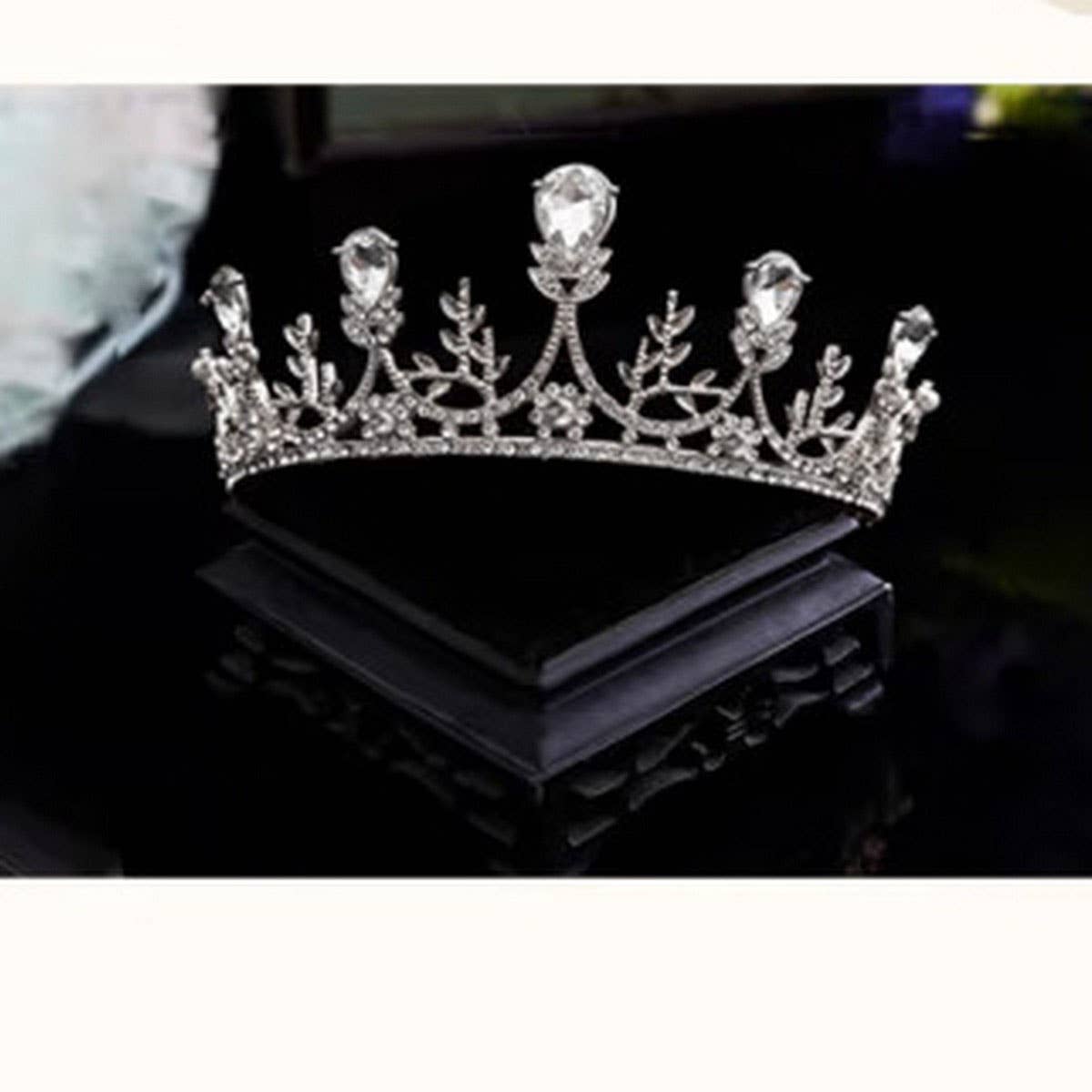 CELEBRITY-STYLE BRIDAL CROWN WEDDING ACCESSORIES_CWMM2028