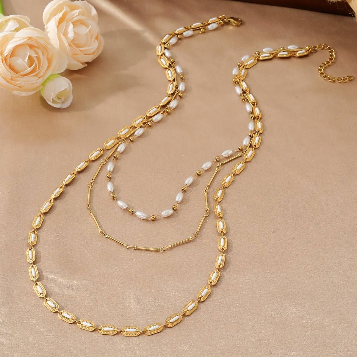 FASHIONABLE TASSEL Y-CHAIN MULTI-LAYER NECKLACE