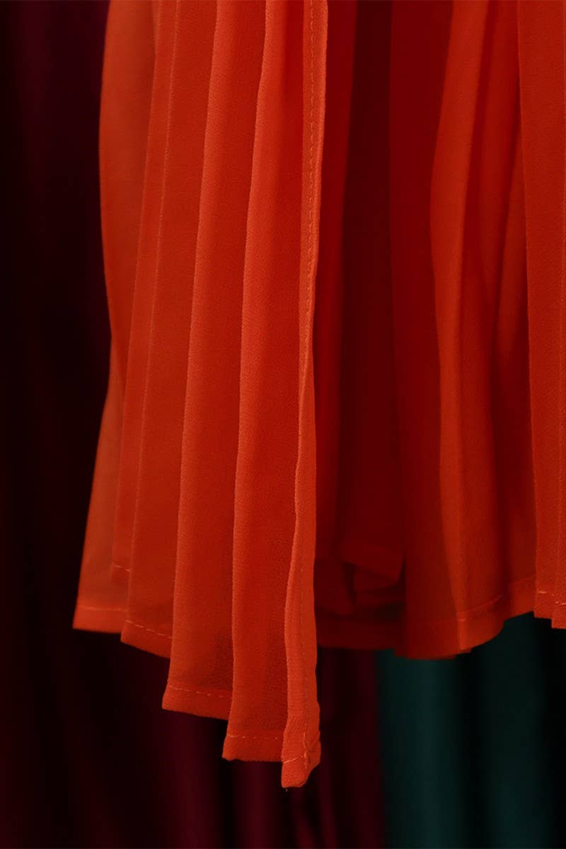 CWDSD3577_PLUS SIZE PULLOVER CAPE SHORT DRESS