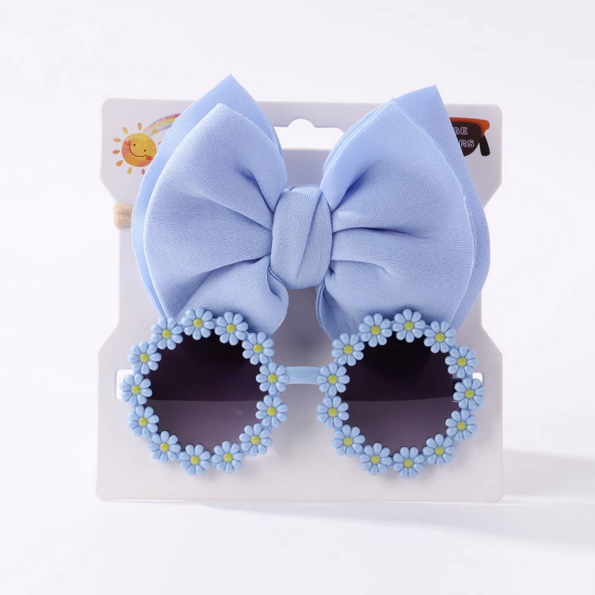 Summer Bow Headband & Sunglasses Set for Kids_CWAHA6744