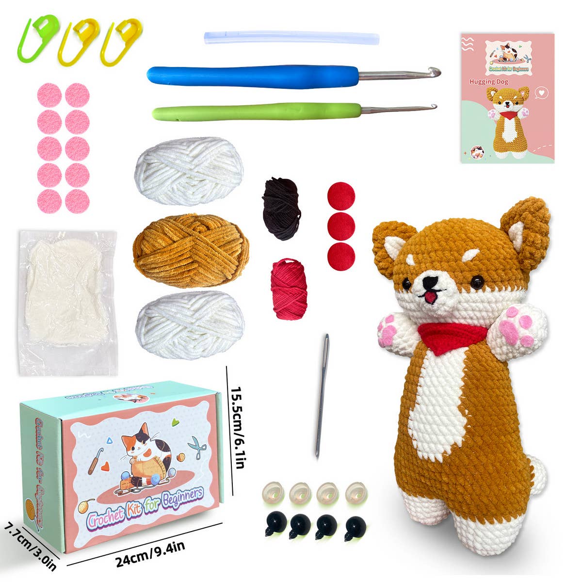 HAND-WOVEN DIY CROCHET DOLL MATERIAL KIT