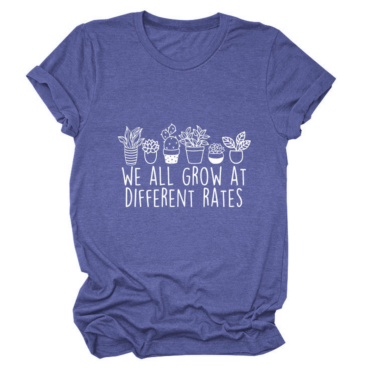 Printed Crew Neck Tee, We All Grow Graphic_CWTTS1493