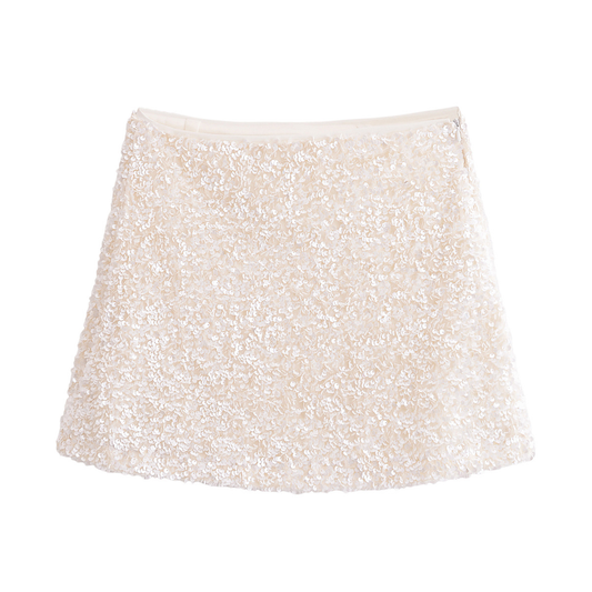 Women's Sequin Skirt, Trendy French Design