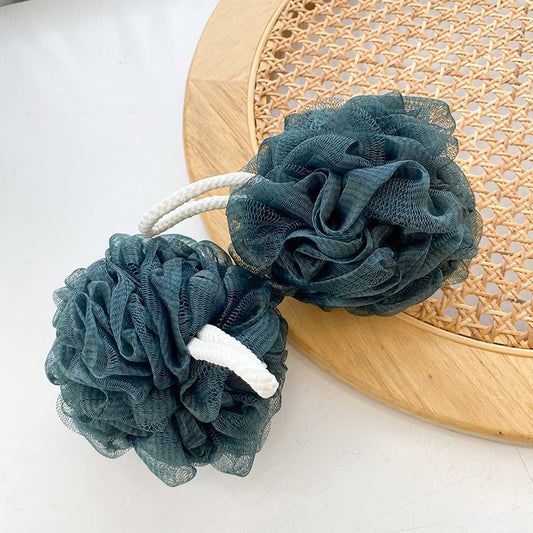 BATH POUF LARGE BATH 50G GREY BATH POUF_CWMM3390