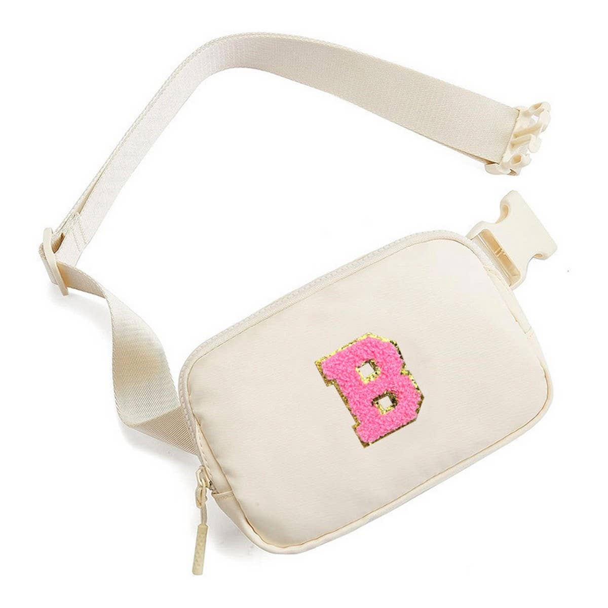 Nylon Letter Belt Bag??Adjustable Sport Waist Pack_CUAB0281