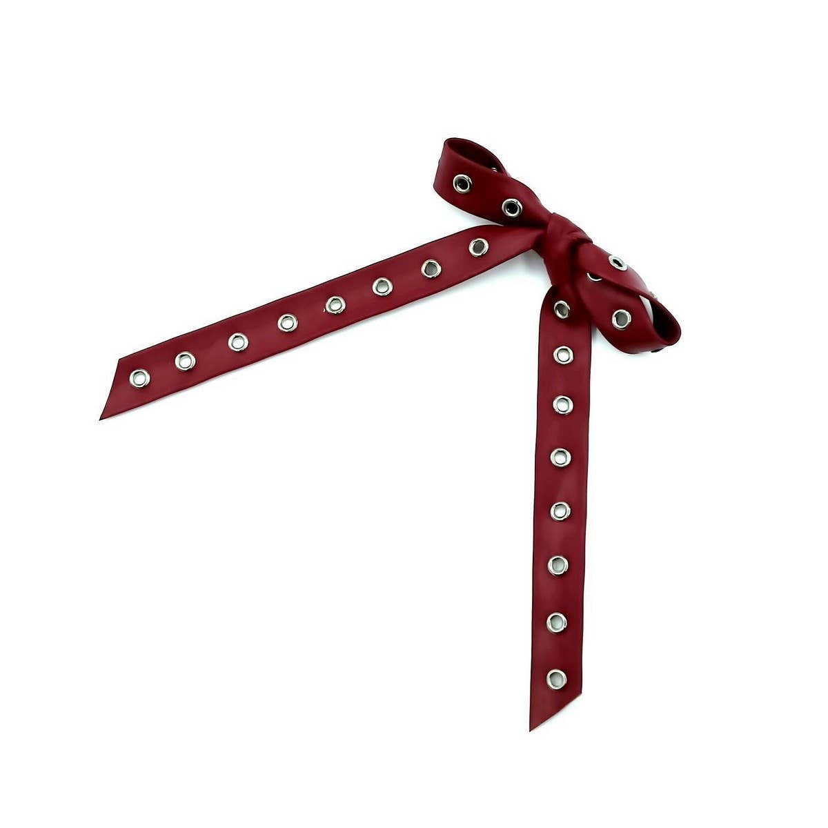 New Elegant AncoraRed Studded Large Bow Clip