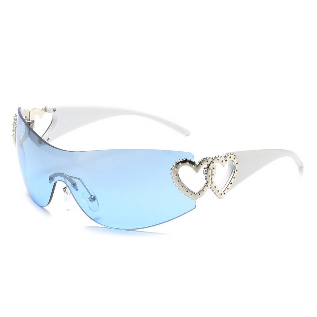 Y2K STYLE FRAMELESS ONE-PIECE HEART SUNGLASSES_CWASG0266
